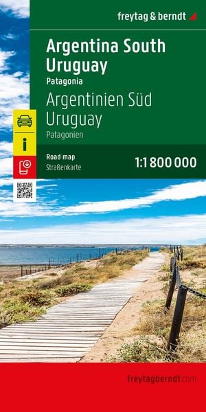 Produktbild: freytag & berndt Stra&szlig;enkarte Argentinien S&uuml;d - Uruguay 1:1,8 Mio.
