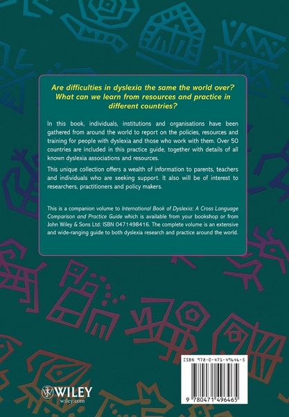 Produktbild: The International Book of Dyslexia