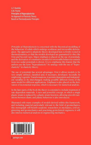 Produktbild: Principles of Hyperplasticity