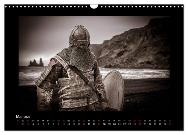 Produktbild: Wikinger und Krieger (Wandkalender 2026 DIN A3 quer), CALVENDO Monatskalender