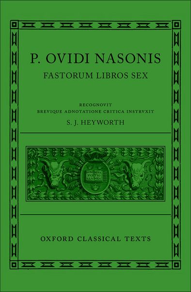 Produktbild: Ovid: Fasti (P. Ovidi Nasonis Fasti)