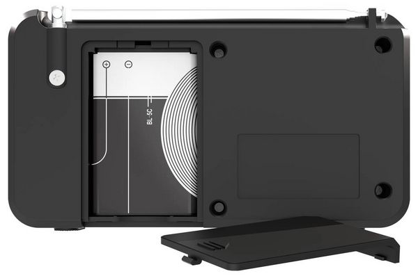 Produktbild: Telestar TELESTAR TOP 100 Schwarz Akku-Radio DAB+, UKW Bluetooth&reg;, USB Akku-Ladefunktion, wiederaufladbar, Weckfunktion Schwarz