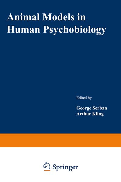 Produktbild: Animal Models in Human Psychobiology