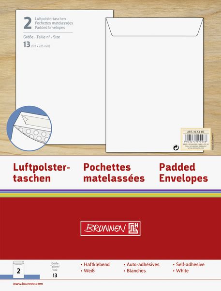 Produktbild: Brunnen Luftpolstertasche Gr13 2St