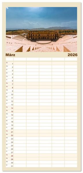 Produktbild: Familienplaner 2026 - Irak - Zwischen Stolz und Ver&auml;nderung mit 5 Spalten (Wandkalender, 21 x 45 cm) CALVENDO