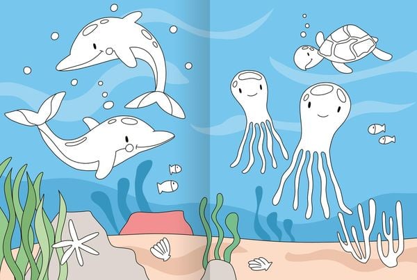 Produktbild: Mein gro&szlig;es buntes Malbuch &ndash; Tiere