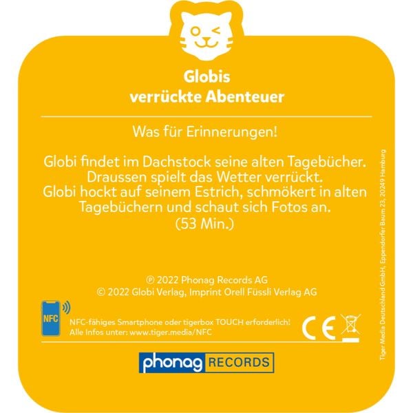 Produktbild: Tigercard - Globis verr&uuml;ckte Abenteuer