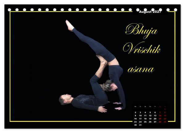 Produktbild: Yoga - Asana (Tischkalender 2027 DIN A5 quer), CALVENDO Monatskalender