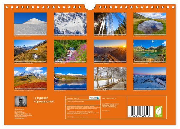 Produktbild: Lungauer Impressionen (Wandkalender 2026 DIN A4 quer), CALVENDO Monatskalender