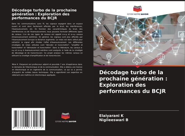 Produktbild: D&eacute;codage turbo de la prochaine g&eacute;n&eacute;ration : Exploration des performances du BCJR