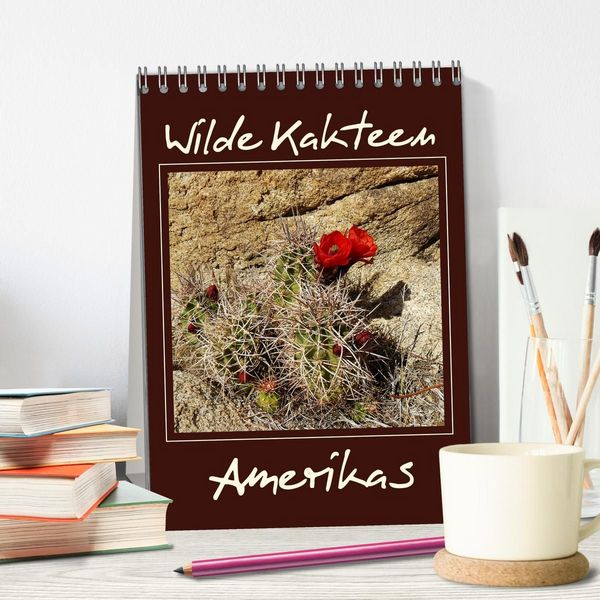 Produktbild: Wilde Kakteen Amerikas (Tischkalender 2027 DIN A5 hoch), CALVENDO Monatskalender