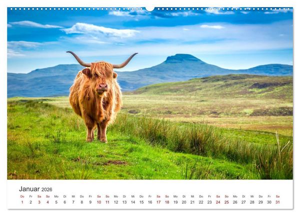 Produktbild: Insel Skye - Atemberaubende Naturkulisse (Wandkalender 2026 DIN A2 quer), CALVENDO Monatskalender