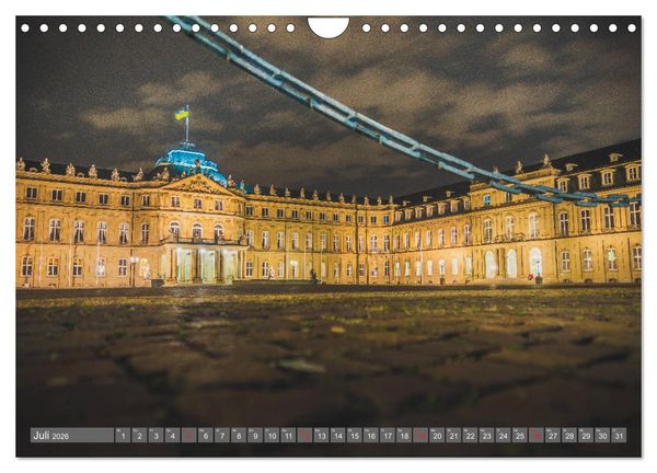 Produktbild: Stuttgart - Bilder einer Stadt 2026 (Wandkalender 2026 DIN A4 quer), CALVENDO Monatskalender