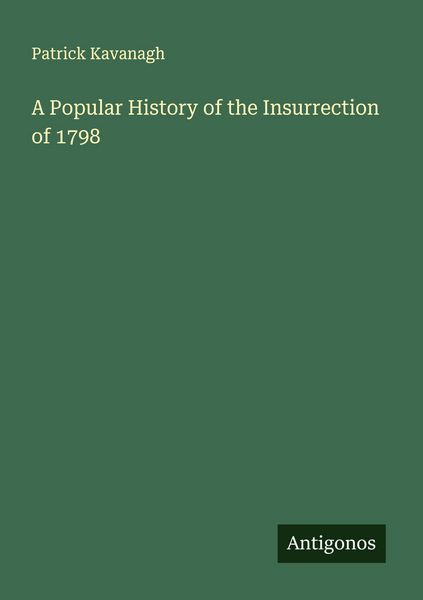 Produktbild: A Popular History of the Insurrection of 1798