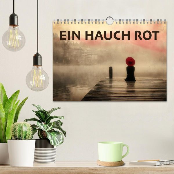 Produktbild: EIN HAUCH ROT (Wandkalender 2027 DIN A4 quer), CALVENDO Monatskalender