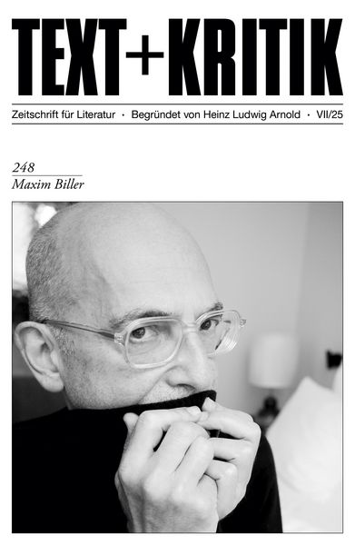 Produktbild: TEXT + KRITIK 248 - Maxim Biller