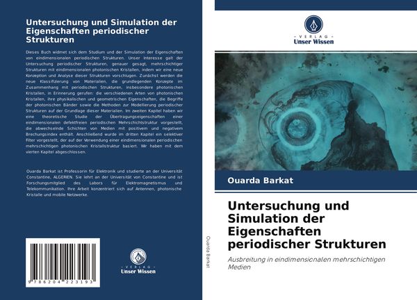 Produktbild: Untersuchung und Simulation der Eigenschaften periodischer Strukturen