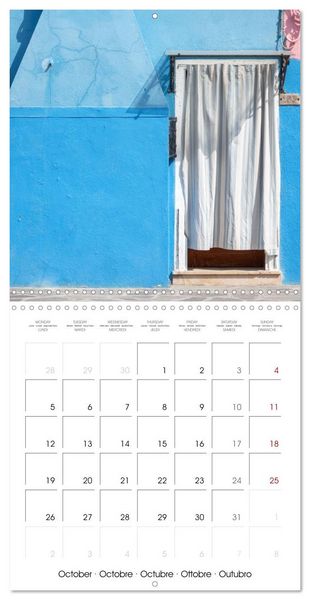 Produktbild: Doors of Burano (Wall Calendar 2026 12 &times; 12 Inch) CALVENDO 12 Month Wall Calendar