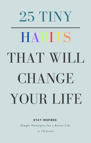 Produktbild: 25 Tiny Habits That Will Change Your Life
