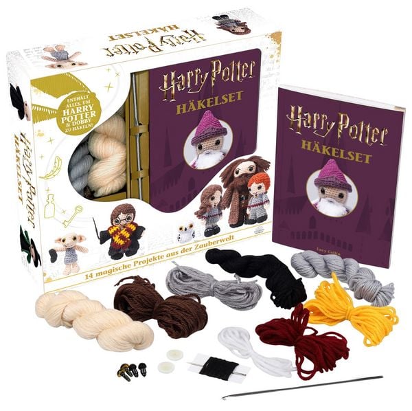 Produktbild: Harry Potter: H&auml;kelset - 14 magische Projekte aus der Zauberwelt