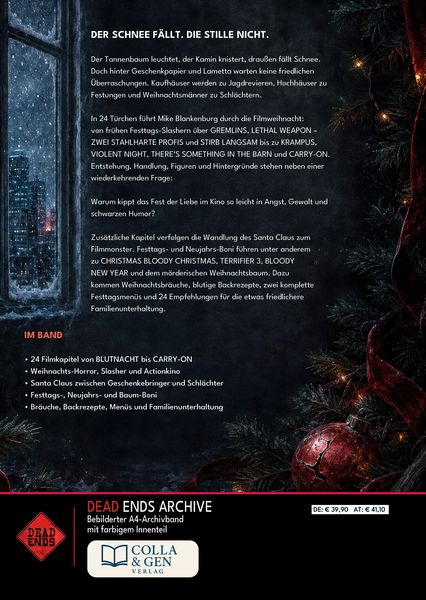 Produktbild: Happy Christmas, Deadly Christmas &ndash; Weihnachten im Horror- und Actionfilm (Dead Ends A4-Archivband)