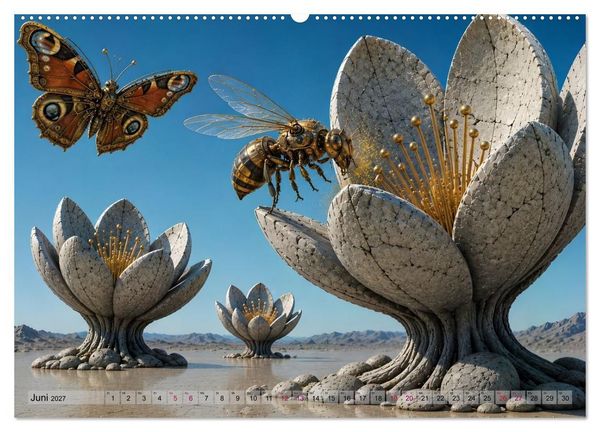 Produktbild: Vision und Imagination - 12 Bilder aus einer m&ouml;glichen Zukunft (hochwertiger Premium Wandkalender 2027 DIN A2 quer), Kunstdruck in Hochglanz