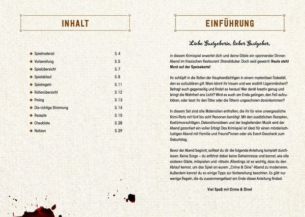 Produktbild: Crime & Dine &ndash; Das Krimi-Dinner-Set: Friesenmord auf Sylt