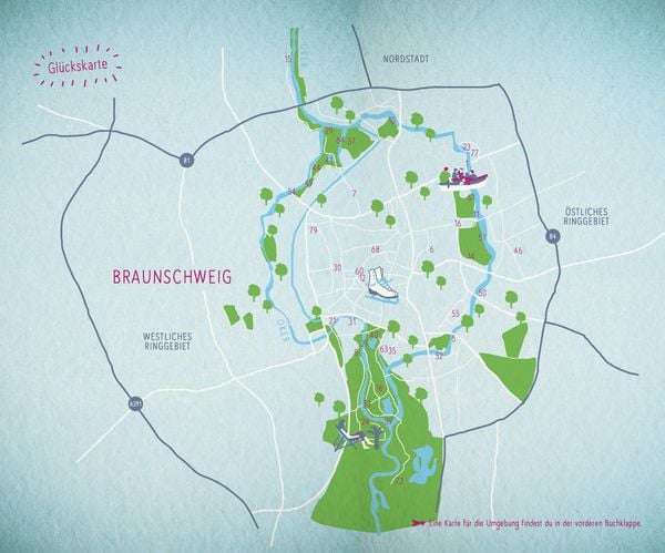 Produktbild: Blaue Gl&uuml;cksorte in und um Braunschweig