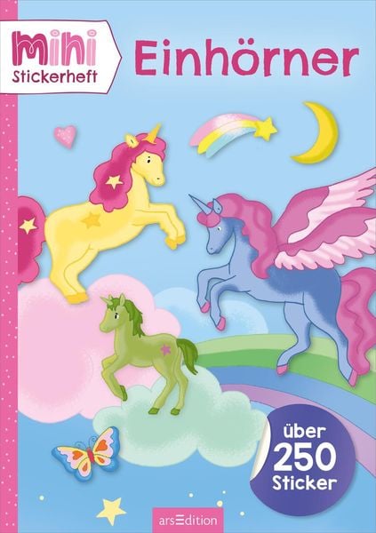 Produktbild: MINI-Stickerheft &ndash; Einh&ouml;rner
