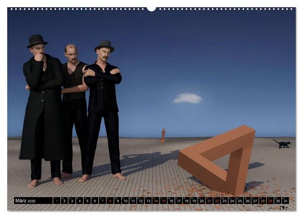 Produktbild: Theater paradox (Wandkalender 2026 DIN A2 quer), CALVENDO Monatskalender
