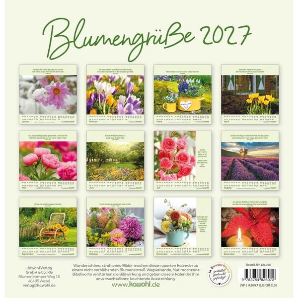 Produktbild: Blumengr&uuml;&szlig;e 2027