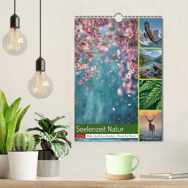 Produktbild: Seelenzeit Natur (Wandkalender 2026 DIN A4 hoch), CALVENDO Monatskalender