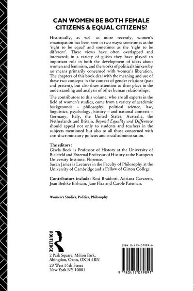 Produktbild: Beyond Equality and Difference
