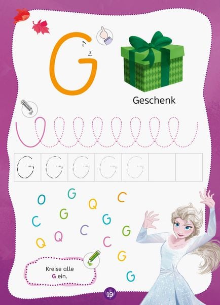Produktbild: Disney Die Eiskönigin 2 - Mein Vorschulblock: Lesen und Schreiben