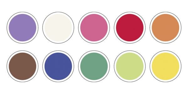 Produktbild: Folia  Transparentpapier-Faltbl&auml;tter 42g/m&sup2;, 10x10cm, 500 Blatt, farbig sortiert