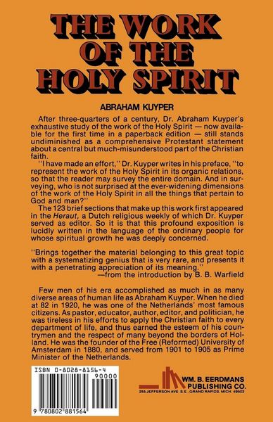 Produktbild: The Work of the Holy Spirit