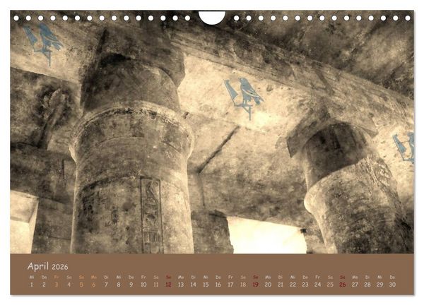 Produktbild: &Auml;gypten Nostalgie & Antike 2026 (Wandkalender 2026 DIN A4 quer), CALVENDO Monatskalender