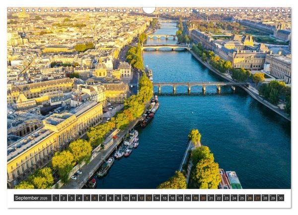 Produktbild: Bonjour Paris (Wandkalender 2026 DIN A3 quer), CALVENDO Monatskalender