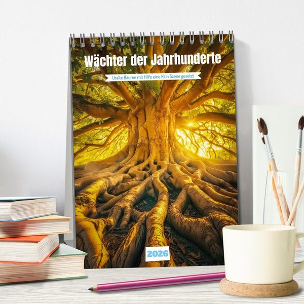 Produktbild: W&auml;chter der Jahrhunderte (Tischkalender 2026 DIN A5 hoch), CALVENDO Monatskalender