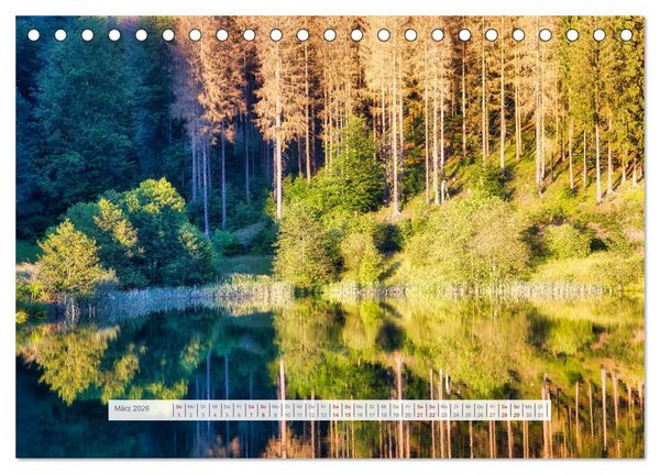 Produktbild: Die Sch&ouml;nheit des Th&uuml;ringer Waldes (Tischkalender 2026 DIN A5 quer), CALVENDO Monatskalender