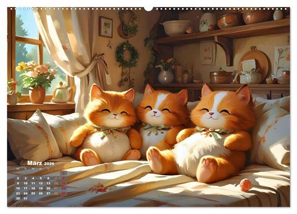 Produktbild: Kuscheliges & Knuddeliges (Wandkalender 2026 DIN A2 quer), CALVENDO Monatskalender