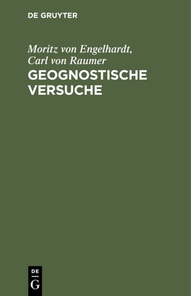 Produktbild: Geognostische Versuche