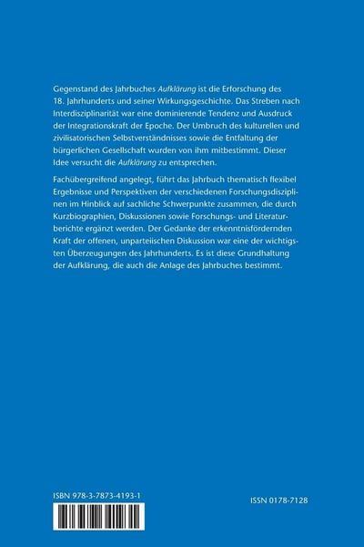 Produktbild: Aufkl&auml;rung, Band 13: Empfindsamkeit / Politische Theorie im 18. Jahrhundert