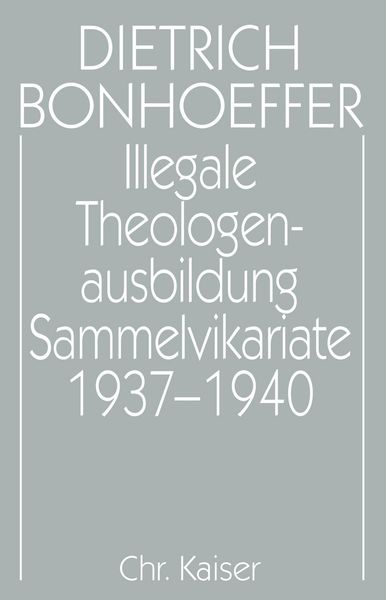 Produktbild: Illegale Theologenausbildung: Sammelvikariate 1937-1940