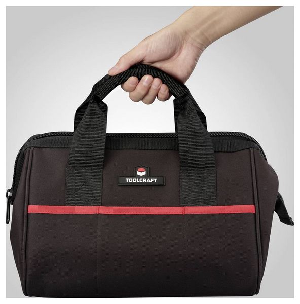 Produktbild: TOOLCRAFT TO-10748133 Universal Werkzeugtasche unbest&uuml;ckt (L x B x H) 320 x 210 x 230mm