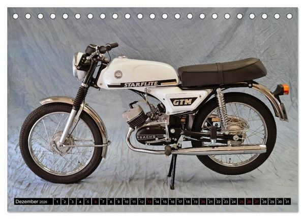 Produktbild: Starflite verkannte Moped Sch&ouml;nheiten (Tischkalender 2026 DIN A5 quer), CALVENDO Monatskalender