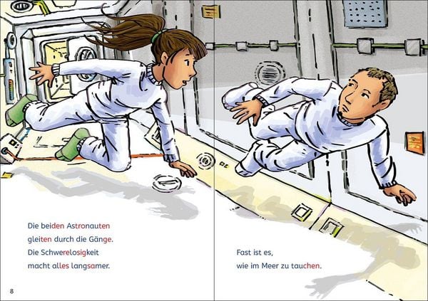Produktbild: Lesel&ouml;wen Lesetraining 1. Klasse - Alarm auf der Weltraumstation