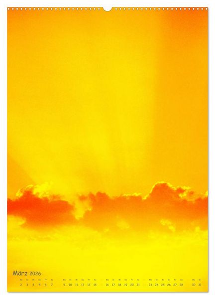 Produktbild: Aquarelle am Himmel (hochwertiger Premium Wandkalender 2026 DIN A2 hoch), Kunstdruck in Hochglanz