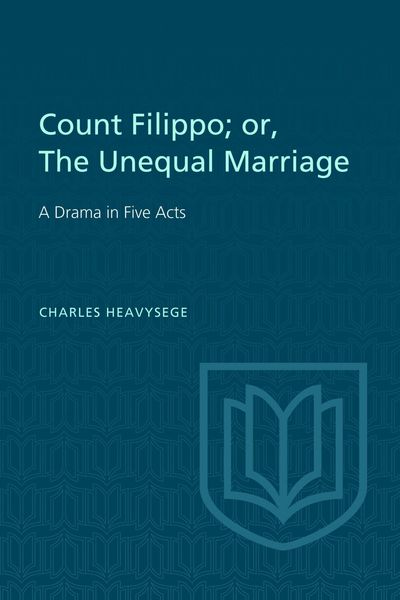 Produktbild: Count Filippo; Or the Unequal Marriage