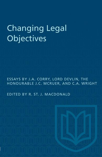Produktbild: Changing Legal Objectives